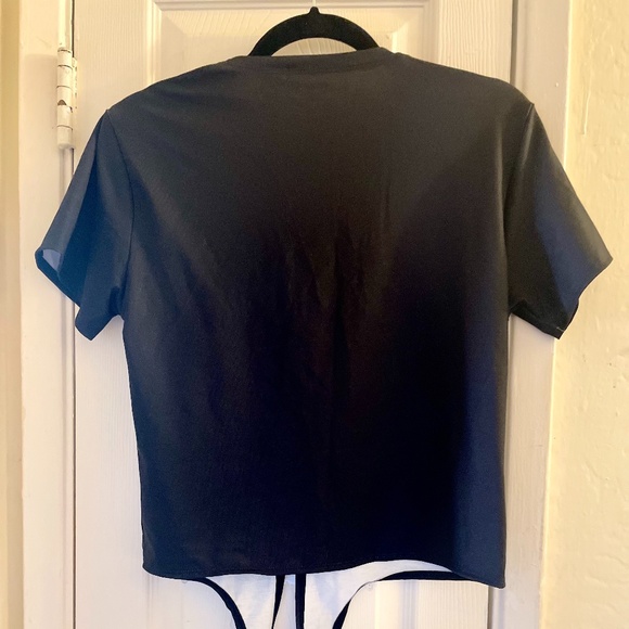 LOVE YOU TO DEATH TIE FRONT TEE - LIMITED - Blackmilk - Size S - Picture 5 of 7